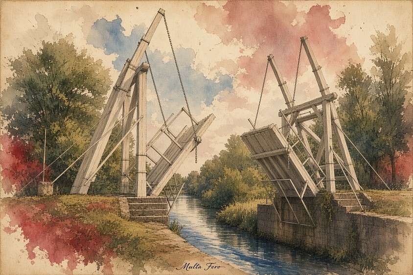 Bridge of Langlois, Arles, France