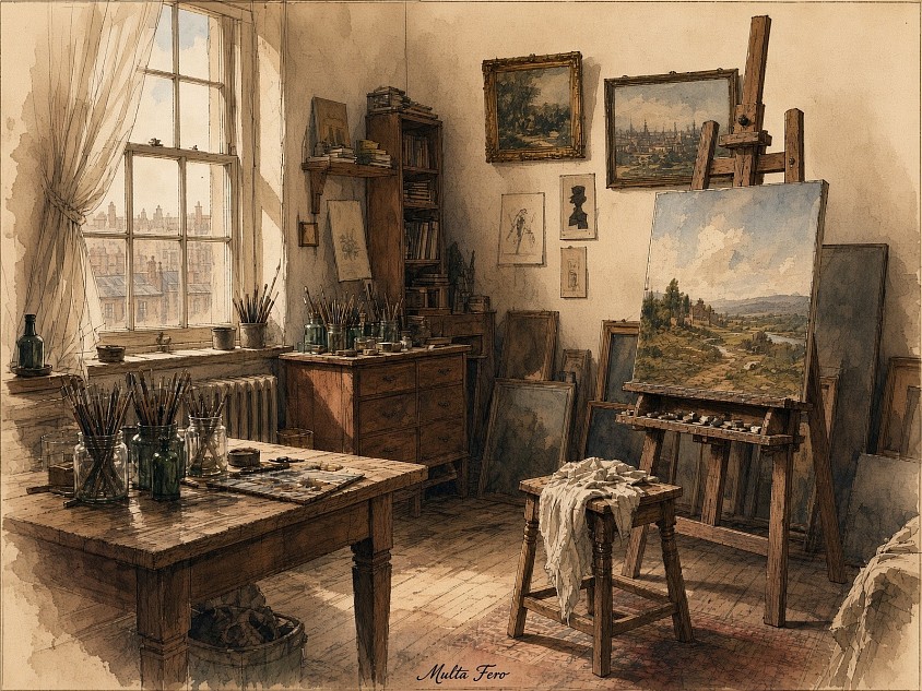 Vincent’s Atelier in Nuenen, Brabant