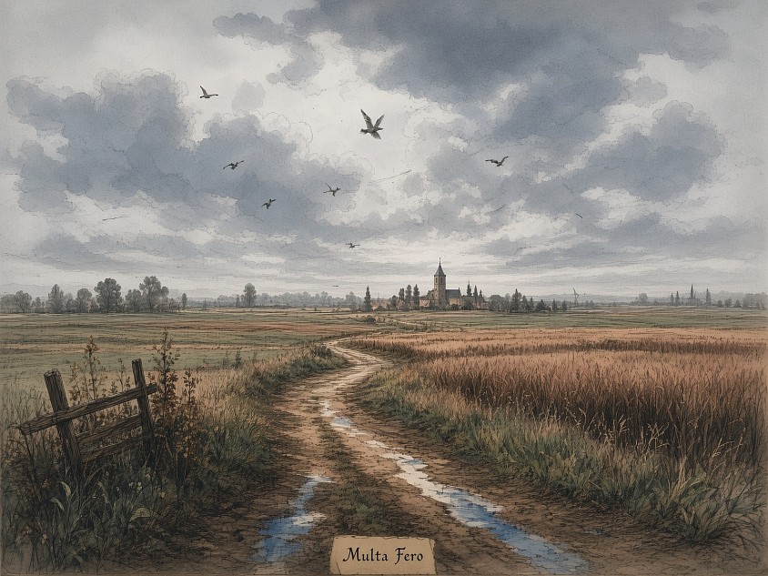 Larks above Brabant Fields of Zundert