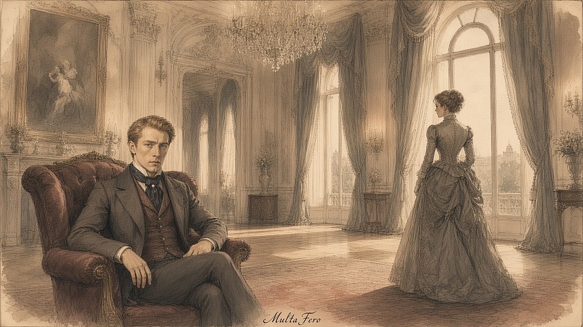 Vincent declaring his love to Eugénie Loyer